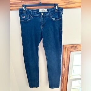 Hollister Women's Dark Blue Skinny Jeans